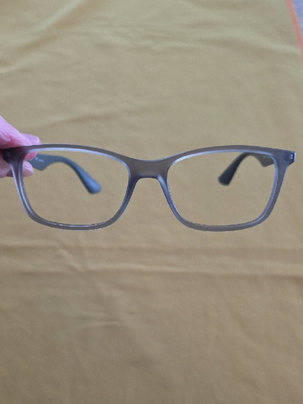 Ray-Ban ▪︎ Active Collection ▪︎ Matte Transparent Grey ▪︎ Gently Used